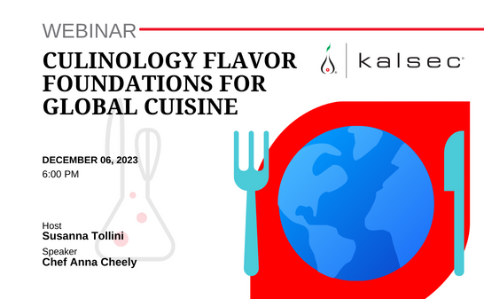 Culinology Flavor Foundations for Global Cuisine with Kalsec’s Chef Anna Cheely